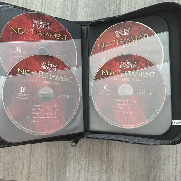 The Bible Audio Book Word of Promise New Testament NKJV • 20 CD Set No Bonus CD - Picture 7 of 8